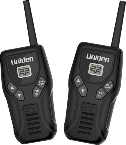 Uniden - 20-Mile, 22-Channel FRS/GMRS 2-Way Radios (Pair) - Black-Angle_Standard 