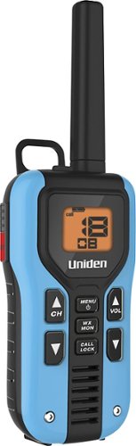Uniden - GMR 40-Mile, 22-Channel FRS/GMRS 2-Way Radios (Pair) - Black/Blue-Angle_Standard 