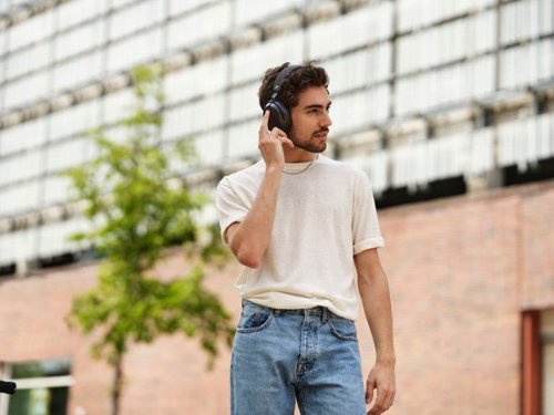 Sennheiser MOMENTUM 4 Wireless Adaptive Noise-Canceling Over-The-Ear Headphones - Black BUY IN SINGAPORE