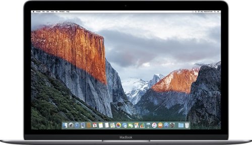  Apple - MacBook® - 12&quot; Display - Intel Core M - 8GB Memory - 256GB Flash Storage - Space Gray