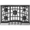 Viking - 30" Gas Cooktop - Silver-Front_Standard