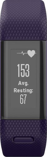  Garmin - vivosmart HR+ Activity Tracker + Heart Rate ( Regular ) - Imperial purple