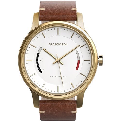  Garmin - vivomove Premium Activity Tracker - Gold-tone steel