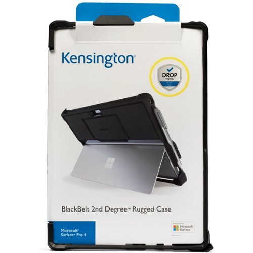 Kensington - BlackBelt Protective Case for Microsoft Surface Pro 4 - Black-Front_Standard 