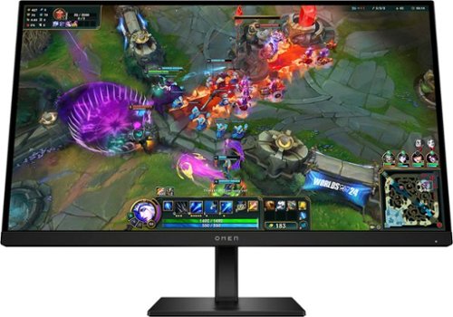  HP OMEN - 27&quot; IPS QHD 280Hz FreeSync Premium and G-SYNC Compatible Gaming Monitor with Adjustable Height (DisplayPort, HDMI) - Black