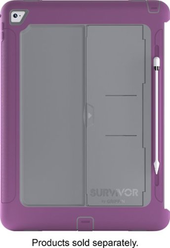  Griffin - Survivor Slim Case for Apple iPad Pro 12.9&quot; - Sangria/Gray