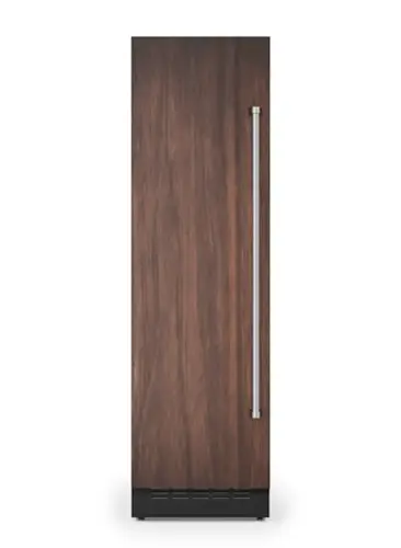 Front. Viking - 24"W 12.1 cu. ft Integrated Upright Built-in Column Freezer-Custom Panel _LH - Panel Ready.