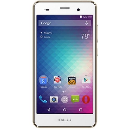  BLU - Dash X2 with 8GB Memory Cell Phone (Unlocked) - Gold