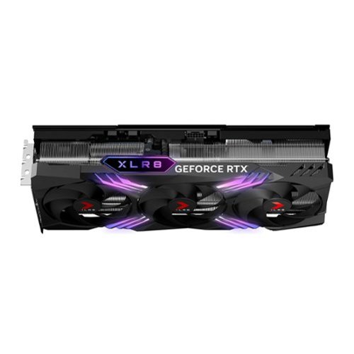 PNY NVIDIA GeForce RTX 4090 24GB XLR8 GAMING VERTO EPIC-X RGB OC GDDR6X PCI Express 4.0 Graphics Card with Triple Fan - Black SHOP ONLINE