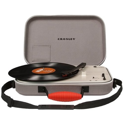 Crosley - MESSENGER Turntable - Gray-Front_Standard 