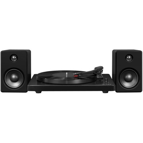  Victrola - Bluetooth Stereo Audio system - High-Gloss Black