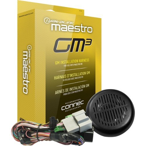 Maestro - Plug and Play installation harness for Chevrolet and GMC vehicles - Black