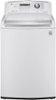 LG - 4.5 Cu. Ft. 8-Cycle High-Efficiency Top-Loading Washer - White-Front_Standard