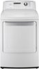 LG - 7.3 Cu. Ft. 8-Cycle Gas Dryer - White-Front_Standard