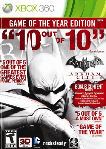  Batman: Arkham City - Game of the Year Edition - Xbox 360