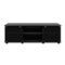 CorLiving - Holland Black Wooden TV Stand, for TVs up to 75" - Ravenwood Black-Front_Standard