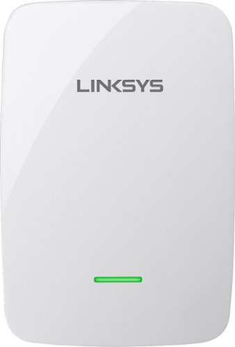  Linksys - N600 Dual-Band Wi-Fi Range Extender - White