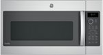 GE Profile - 1.7 Cu. Ft. Convection Over-the-Range Microwave with Sensor Cooking - Stainless steel - Front_Standard