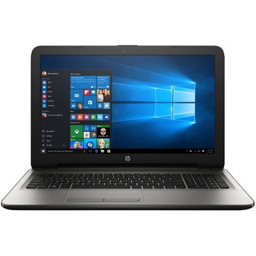 HP - 15.6" Laptop - AMD E2-Series - 4GB Memory - 500GB Hard Drive - Turbo silver-Front_Standard 