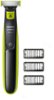 Philips Norelco - OneBlade hybrid electric trimmer and shaver, QP2520/70 - Black And Lime Green-Angle_Standard