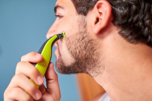 Philips Norelco OneBlade hybrid electric trimmer and shaver, QP2520/70 - Black And Lime Green HOW TO BUY
