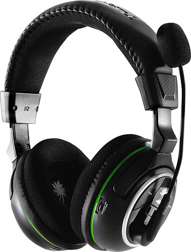  Turtle Beach - Ear Force XP400 Wireless Dolby Surround Sound Gaming Headset for Xbox 360 and PlayStation 3 - Black