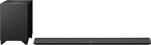  Sony - 2.1-Channel Soundbar with 120W Wireless Subwoofer - Black
