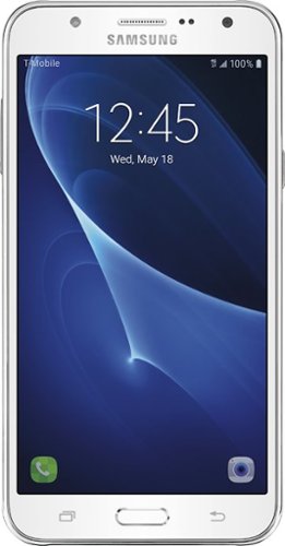  T-Mobile Prepaid - Samsung Galaxy J7 4G LTE with 16GB Memory Prepaid Cell Phone - White (T-Mobile)