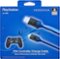Insignia™ - Charging Cable with Controller Grip for PlayStation 4 - Black/Blue-Front_Standard