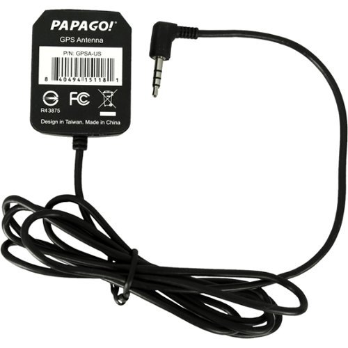 PAPAGO - GPS Antenna - Black-Front_Standard 
