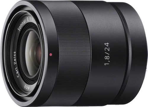 Sony - Carl Zeiss Sonnar T* E 24mm f/1.8 ZA Prime Lens - Black