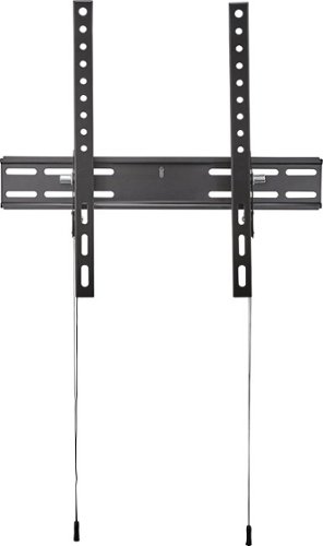 Dynex™ - Tilting TV Wall Mount For Most 33"-46" LCD / Plasma Panels - Black-Front_Standard 