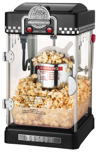  Great Northern Popcorn - 16-Cup Little Bambino 2-1/2-Oz. Popcorn Maker - Black