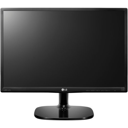  LG - 24MP48HQ-P 23.8&quot; IPS LED FHD Monitor - Glossy Black With Textured Back Cover