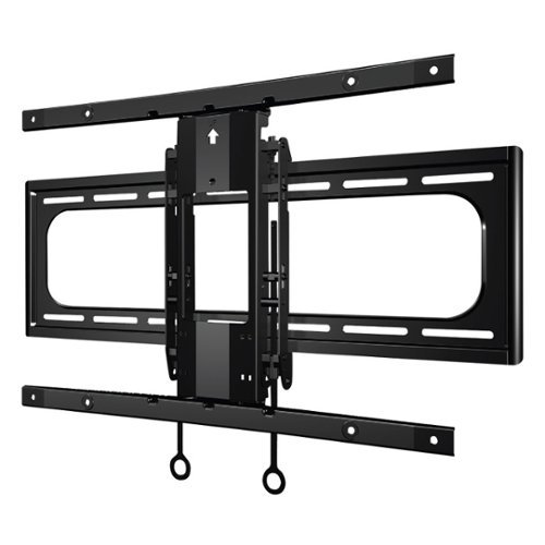 Sanus - Swivel TV Wall Mount For Most 40" - 88" Curved LCD TVs - Black-Angle_Standard