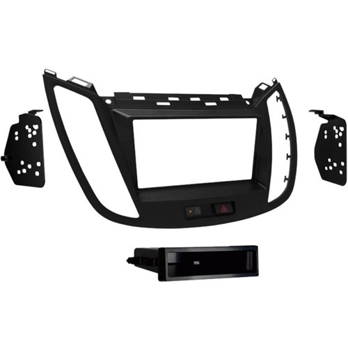 Metra - Dash Kit for Select 2013-2019 Ford Escape DIN DDIN - Matte Black
