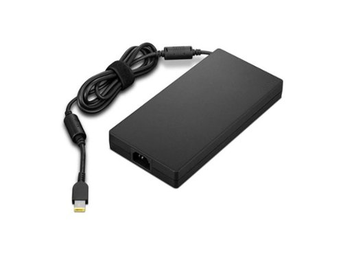Lenovo - 300 W AC Adapter - 120V AC, 230V AC Input - Black (4X21L18243) - Black-Front_Standard 