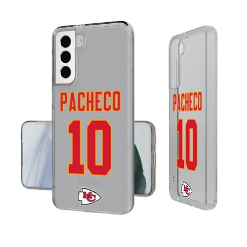 Keyscaper - NFL - Isiah Pacheco Kansas City Chiefs Galaxy Clear Case - S24 - Multicolor-Front_Standard 