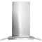 Whirlpool - 30 inches - Convertible - Wall Range Hood - Stainless steel-Front_Standard