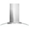 Whirlpool - 36 inches - Convertible - Wall Range Hood - Stainless steel-Front_Standard