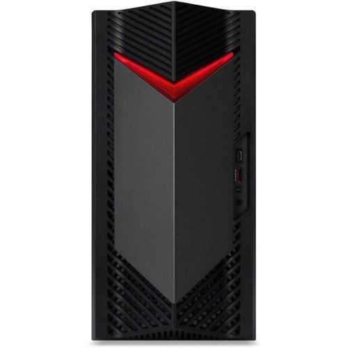 Acer - Refurbished Excellent - Nitro N50 656 UR12 I5 14400F RTX 3050 8GB RAM 1TB SSD Windows 11 Home Gaming Desktop - Black-Front_Standard 