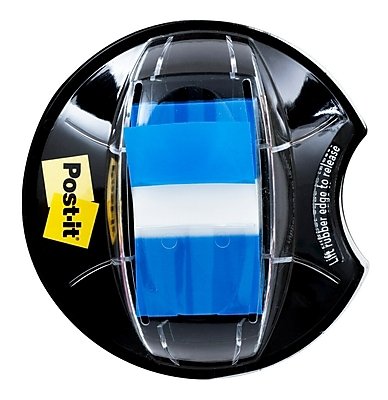 Post-it - Flags, 1" Wide, 200 Flags/Pack - Blue-Front_Standard 