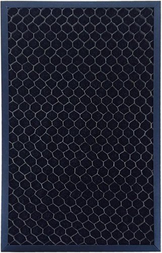 Integrated HEPA and deodorizing filter for Sharp FP-F50UW Air Purifier - Light Grey / White-Front_Standard 