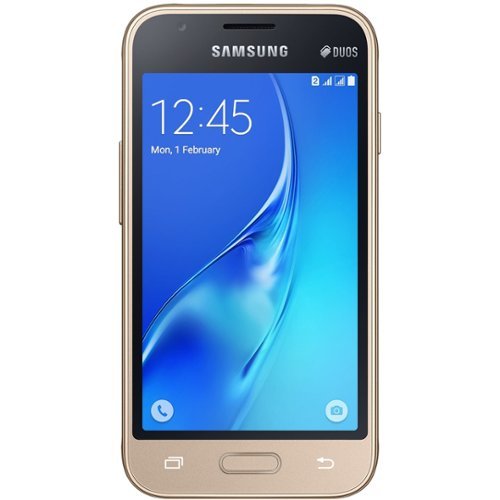Samsung - Galaxy J1 mini 4G LTE with 8GB Memory Cell Phone (Unlocked) - Gold-Front_Standard 