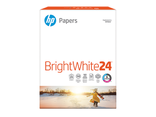 HP - Bright White Inkjet Paper | 500 Sheets | Letter | 8.5 x 11 in | HPB1124P-Front_Standard 