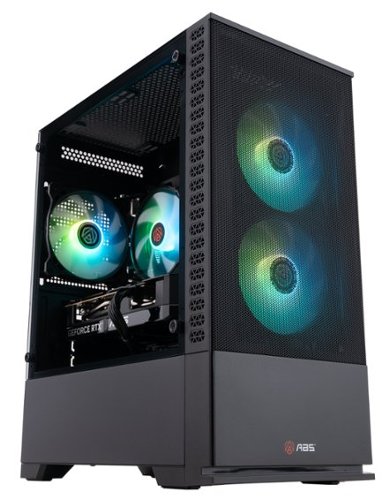 ADVANCED BATTLESTATIONS - ABS Cyclone Aqua Gaming PC Powered by Asus - Windows 11 - Intel Core i5-14400F - GeForce RTX 5060 - 32GB DDR4 - 1TB-Front_Standard 
