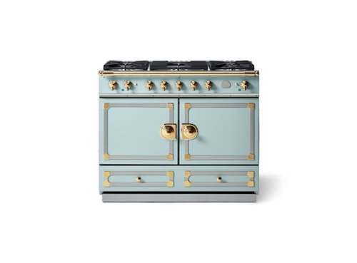 La Cornue - Freestanding Double Oven Dual Fuel Convection Range - Blue-Front_Standard 