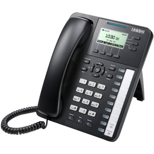 Uniden - UIP3000 SIP Corded Phone - Black-Angle_Standard 