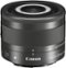 Canon - EF-M 28mm f/3.5 MACRO IS STM Lens for EOS M Series Cameras - Black-Front_Standard