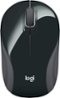 Logitech - M187 Mini Wireless Optical Ambidextrous Mouse - Black-gray-Front_Standard 